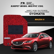 Royal Mart - Mazda 6 Car Carpet Without Luggage/Premium Vermicelli Noodle Carpet Anti Slip PVC Mat Car Interior Accessories