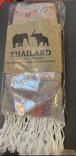 泰國絲綢羊絨圍巾