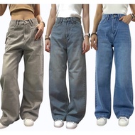 Women's Jeans Large Barrel High Waist 8 Colors Size XS-XXL