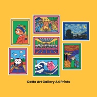 Catto art gallery art A4 prints