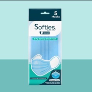 softies daily mask | masker daily 3ply earloop - daily 30s(6x5s)