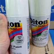 DITON Spray Paint Acrylic Lacquer Paint Pilox Cat Semprot - 8020 Primer Grey / Epoxy Cat Dasar (150c