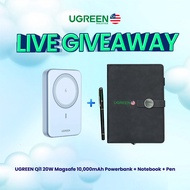 [UGREEN 6.25 Live Giveaway] Qi1 20W Magsafe 10,000mAh Powerbank + Notebook + Pen