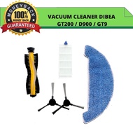 OEM part rolling brush, side brush, Filter, mop Dibea D960