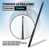 Ultra Long Invisible Selfie Stick 3m for Insta360 GoPro