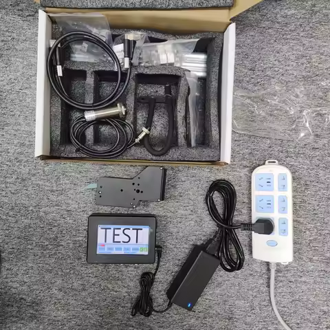 YAOMATEC Y-T6 12.7MM Online Continuous Inkjet Printer Expiry Date Code Logo Printer TIJ Industrial I