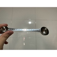 Stainless steel 2 in 1 Measurement Spoon 5g/5ml/15g/15ml