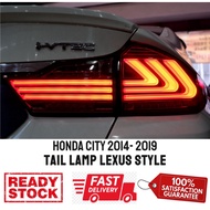 Honda City GM6 LED Sequential Signal Tail lamp '14-19 (Lexus Style V3)