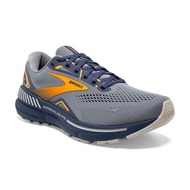 BROOKS MEN’S ADRENALINE GTS 23 - GREY/CROWN BLUE- 110391 1D 027 DPTV CVRC CEKK