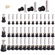 36 Pairs /M5/M6 Neoprene Well Nuts Rubber Well Nuts With Stainless Steel Screw Kayak Brass Copper Bo