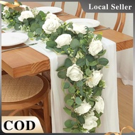 Realistic Lifelike Fake Eucalyptus Leaves Artificial Vines Faux Greenery Fake Eucalyptus Leaves