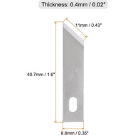HARFINGTON 40pcs Bilah Pisau Exacto # 19 Bilah Ganti Pisau Hobi, Bilah Precision Exacto, Isi Semula 