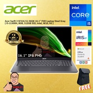LAPTOP Acer Swift 3 SF316-51-56QK i5 /SF316-51-770Z i7 Steel Gray I7-11370H, 16GB, 512GB SSD, Intel, W11, HS )