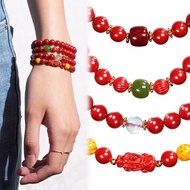 【正佳珠寶】帝王硃砂 設計手珠 招財避邪 五行能量 吉祥守護系列