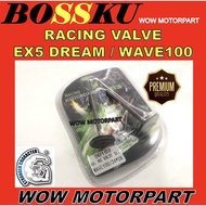 EX5 RACING VALVE 24MM 28MM VALVE SET DREAM 24MM & 28MM WAVE 100 VALVE RACING 24 MM & 28 MM EX5 VALVE