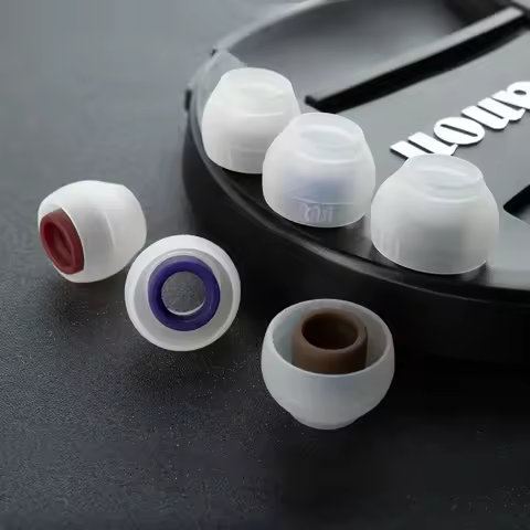 TRI Clarion 3 Pairs Of Silicone Earphone Eartips For S/M/L Size Noise Reduction Headset Earbuds Slee