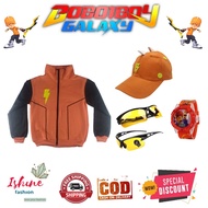 Boboiboy Galaxy Orange Fleece Jacket Costume