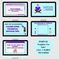 Webinar Slides Template (Canva) Editable