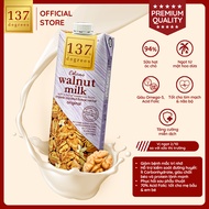 [HỘP 1 LÍT] Sữa Hạt Óc Chó Nguyên Chất 137 DEGREES Có Vị Ngọt Từ Mật Hoa Dừa Healthy Không Đường