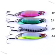 empayar_888 4pcs/lot Paillette Fishing Lure 3D Life-like Swimbait 5cm 6.5g Metal Artificial Hard Bai