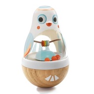 Djeco 不倒翁製玩具 Baby White Poli Activity Toy
