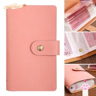 EU-FASHION 100 Envelopes Money Saving Challeng, Save Money PU Mini Binder Savings Challenge, Funny W