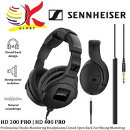 SENNHEISER HD 300 PRO / HD 400 PRO PROFESSIONAL STUDIO HEADPHONES CLOSED & OPEN BACK FOR MONITORING 