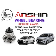 ANSHIN JAPAN QUALITY PERODUA ALZA D27A NEW 2022Y VELOZ DISC OR DRUM REAR WHEEL BEARING BELAKANG 4241