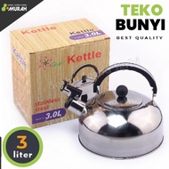 Serbu - Teko Bunyi HA 3 LITER Teko Stainless Steel BEST QUALITY - kettle Whistle - Teko Cor Teko Whi