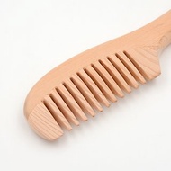 台灣檜木按摩柄梳|用一把防靜電梳理美髮的髮梳,按摩頭皮的木梳子