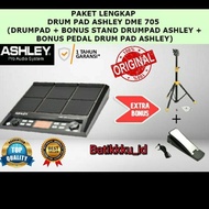 Drumpad Elektrik ASHLEY DME 705 DME705 ORIGINAL PERCUSSION FULL PAKET