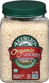 Riceselect Organic Arborio Rice, 32 oz Jars (Pack of 4)