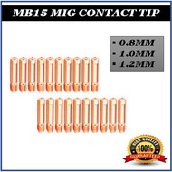 MB15 Mig Contact Tip 0.8MM&1.0MM&1.2MM / CO2 Welding Contact Tip