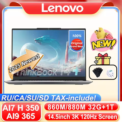 【Lenovo NEW】ThinkBook 14+ 32G+1T Ai7 H 260/780M AI7 H 350/860M AI9 365/880M 3K