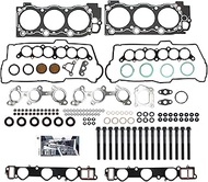 Head Gasket Set with Head Bolts Compatible with 1995-2004 Toyota 4Runner, Tacoma, Tundra, T100 3.4L 