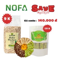 Combo 500gr Broken oats and 250gr Nofa Healthy Food biscotti