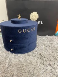 GUCCI 2022 中秋節vip 藍絲絨珠寶禮盒