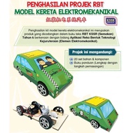 Projek RBT Tahun 6 Model Kereta Elektromekanikal (1 set with manual)