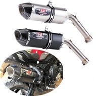 F850GS ADV F 850 GS Slip on Exhaust system Mid link Pipe Yoshimura R77 Muffler Escape Moto For F750G