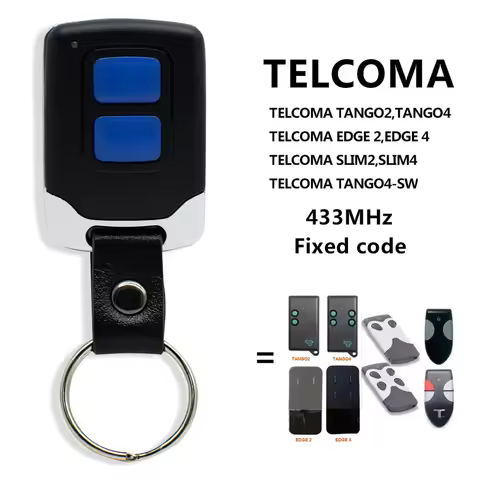 TELCOMA EDGE2 EDGE4 TANGO2 TANGO4 TANGO 2N 4N 2SW 4SW 2 SLIM 4 SLIM Clone Garage Door Remote Control