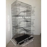 Dijual KANDANG KUCING LIPAT SUPER JUMBO SUSUN 3 TINGKAT 5 TERMURAH UK