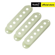 Musiclily Pro ผ้าคลุมขดลวดเดี่ยวกีต้าร์พลาสติกสำหรับ USA/Mexico Strat (ชุดละ3ชิ้น)