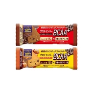 【Direct From Japan】 Bourbon Protein Bar BCAA+ 40g x 36 pieces set (chocolate cookie & caramel cookie