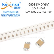 (10pcs) 0805 SMD 50V 100V 25V 16V 10V Y5V Capacitor 20nF 22nF 33nF 47nF 100nF 220nF 330nF 470nF 680n