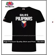 Gilas Pilipinas Logo Fruit of the Loom T-Shirt 100% Cotton