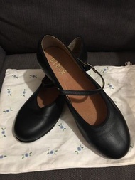 黑色羊仔皮啲噠舞鞋 BLOCH SIZE 8 (38-39)