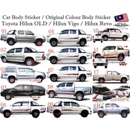 Toyota Hilux Vigo Hilux Revo Hilux 2.4 2.5 2.8 3.0 Car Body Sticker Side Body Sticker Lining Sticker