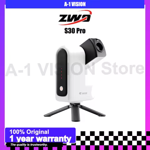 ZWO Seestar S30 Pro Smart Telescope 4K Dual-Lens WideView, See It All DSO Mosaic Stitching Stunning 
