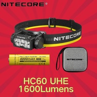 NITECORE HC60 UHE Camping Headlamp USB-C Rechargeable 1600Lumens Waterproof Lightweight Bulit-in 400