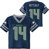 Outerstuff DK Metcalf Seattle Seahawks #14 Youth 4-20 Navy Home Player Jersey